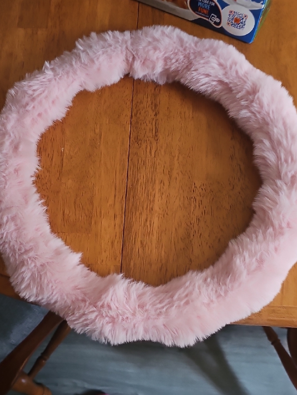 Plush Pink Fuzzy Headband for Kids - Soft Comfort Accessory